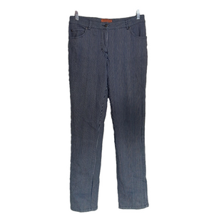 LOULOU DIAMOND Striped Conductor Pants - Size 10
